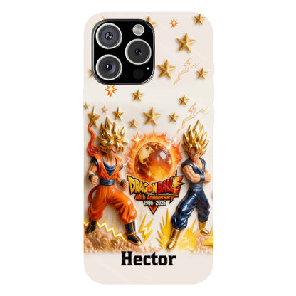 40th Anniversary - Personalized Seven Balls Full Print Phone Case