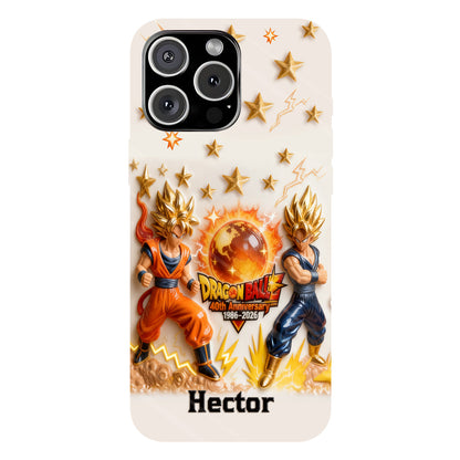 40th Anniversary - Personalized Seven Balls Full Print Phone Case