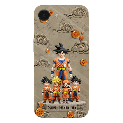 Strong Papa - Personalized Seven Balls Full Print Phone Case