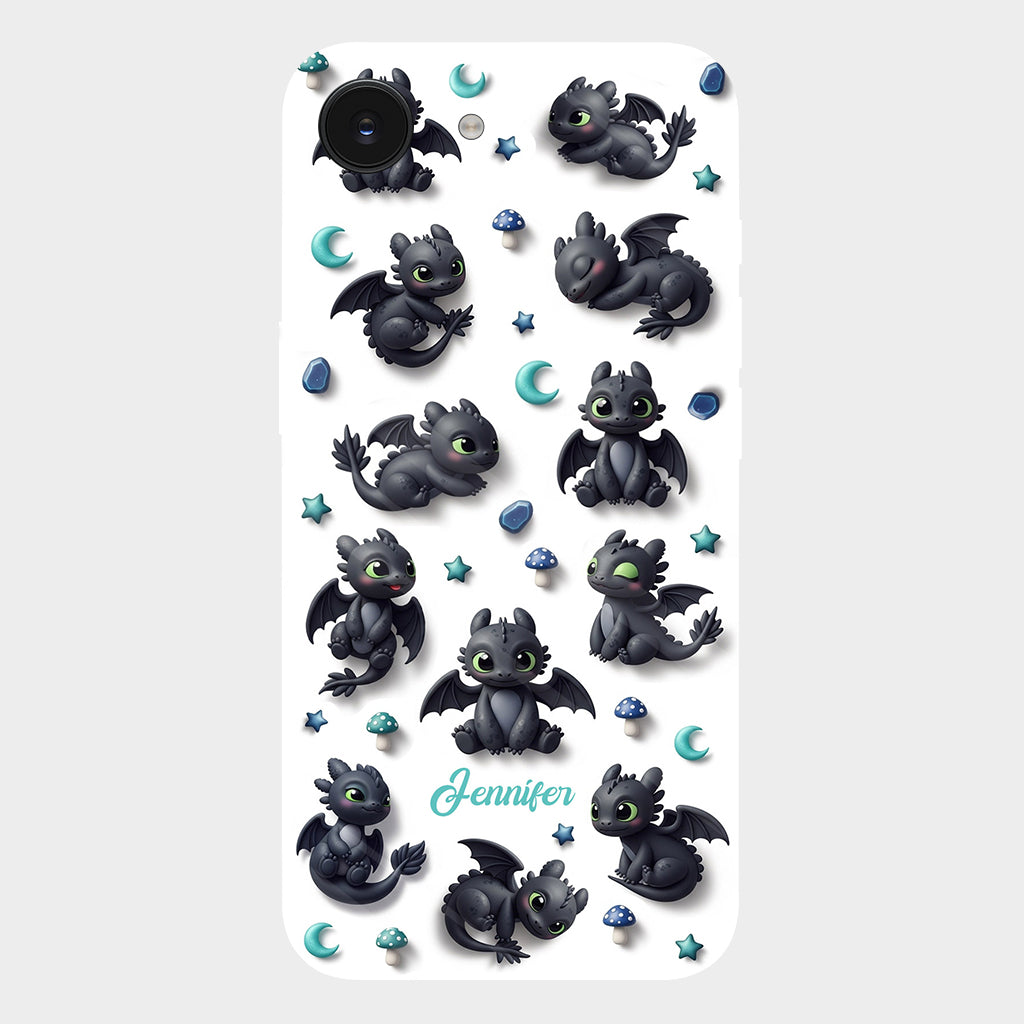 Adorable Dragon - Personalized Mouse Full Print Phone Case