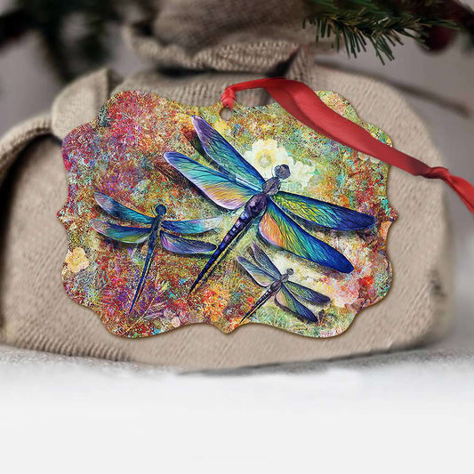 Dragonfly Art - Dragonfly Ornament (Printed On Both Sides) 1022