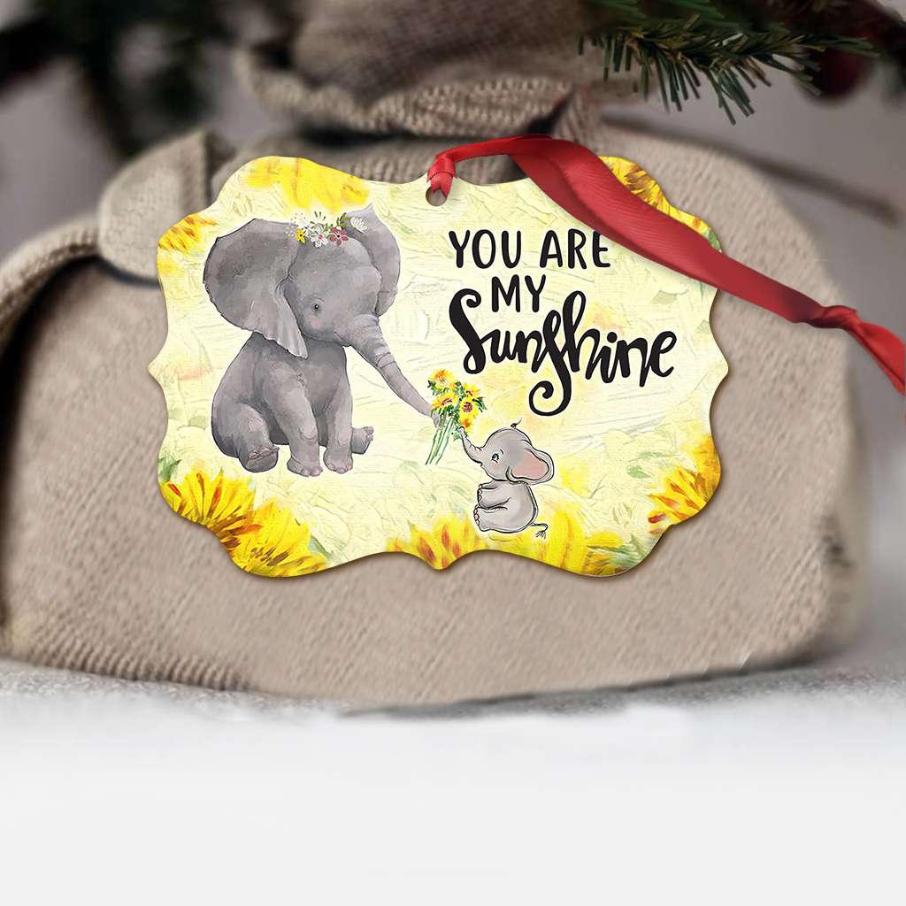Elephant You Are My Sunshine - Elephant Ornament (Printed On Both Sides) 1122