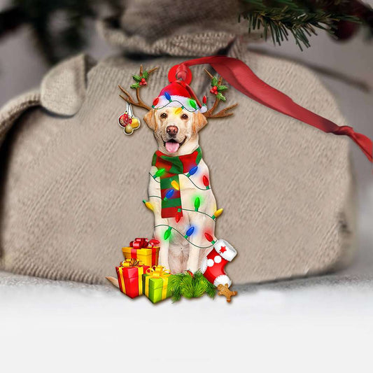 Labrador Retriever Christmas Light Labrador - Retriever Ornament (Printed On Both Sides) 1022