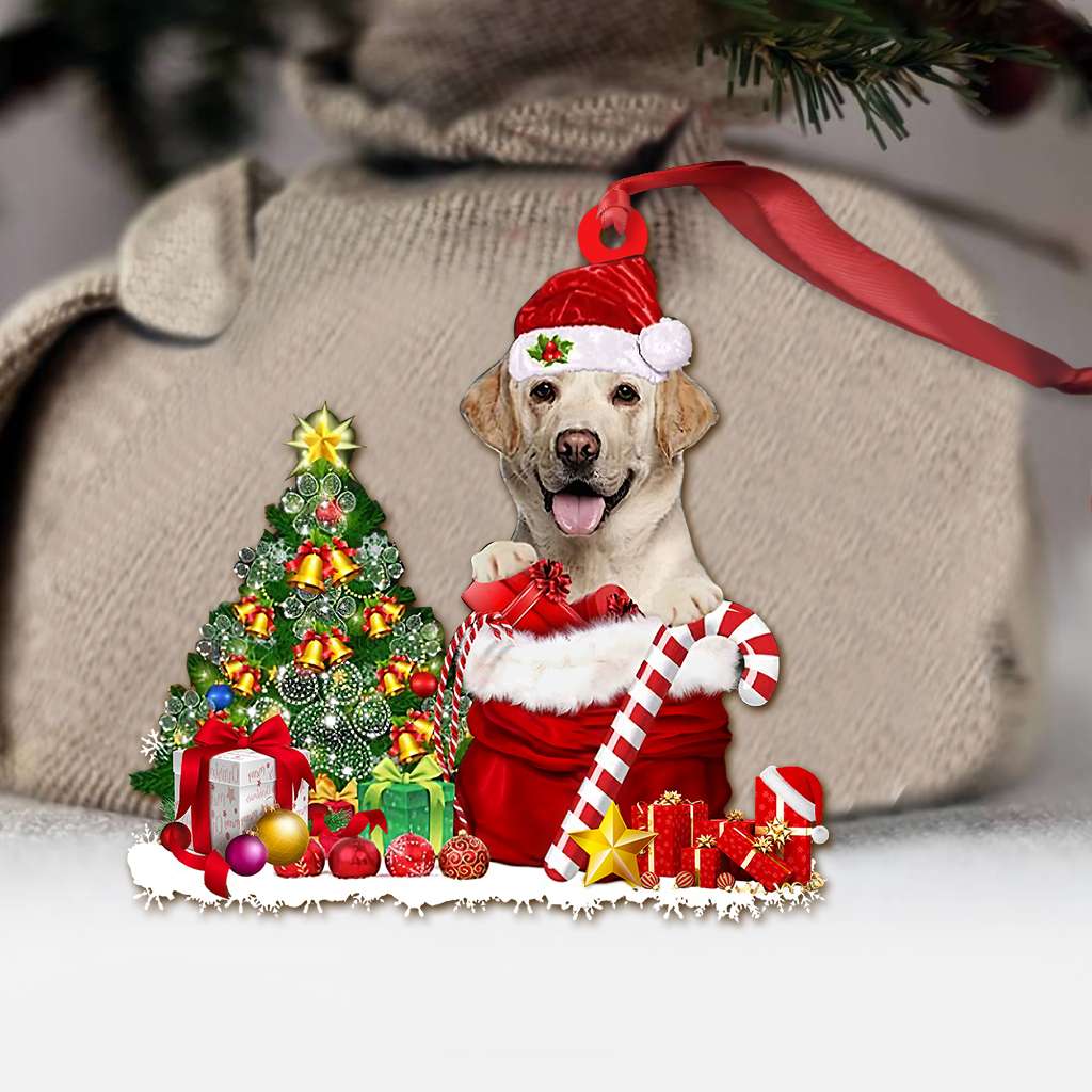 Labrador Retriever Gift Boxes Labrador - Retriever Ornament (Printed On Both Sides) 1022