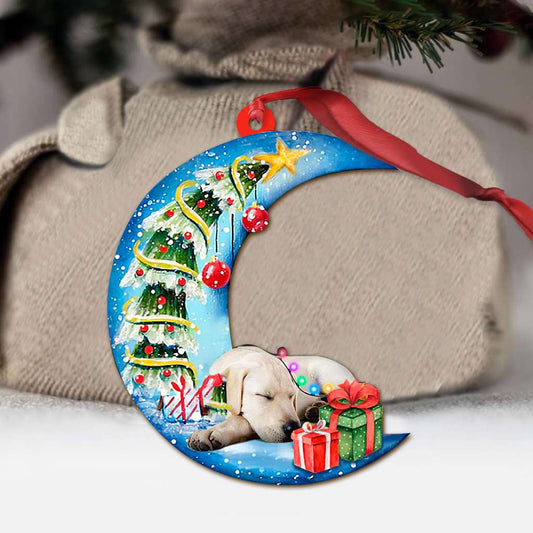 Sleeping Labrador Labrador - Retriever Ornament (Printed On Both Sides) 1022