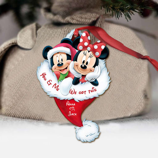 I'm Yours - Personalized Christmas Mouse Ornament (Printed On Both Sides)