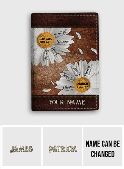God Says You Are - Personalized Christian Passport Holder