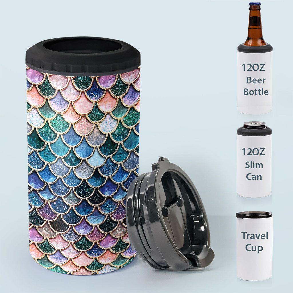 Mermaid Scales - Mermaid Can Cooler
