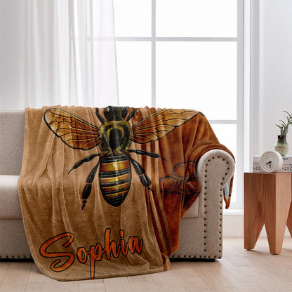 Love Bee - Personalized Bee Blanket