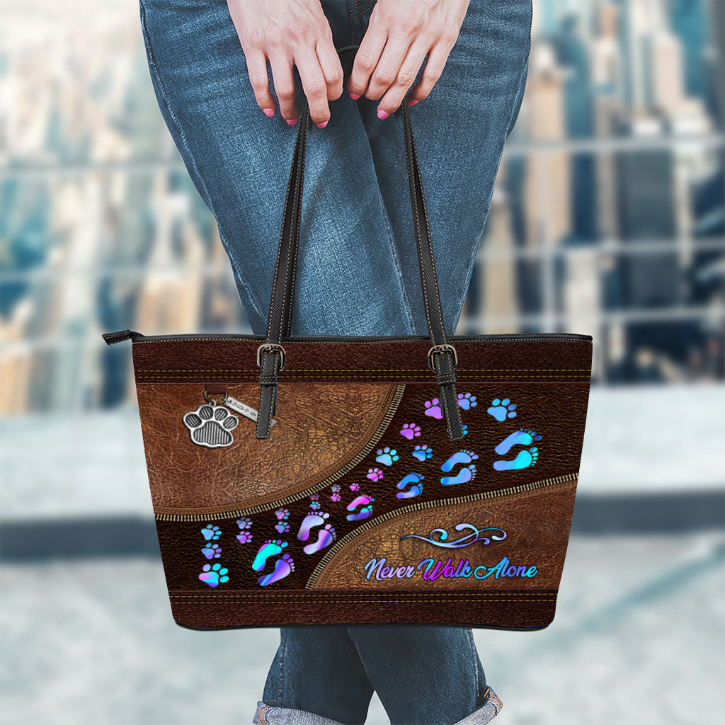 Never Walk Alone - Dog Leather Bag