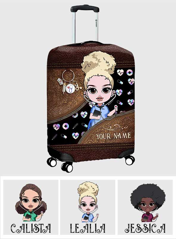 Nurse Life - Personalized Nurse Luggage Cover