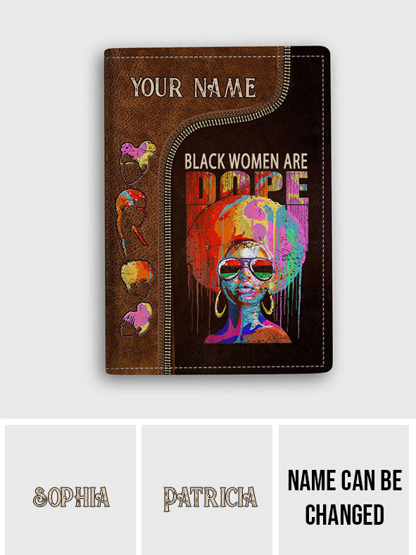 Black Women Are Dope - Personalized African American Passport Holder