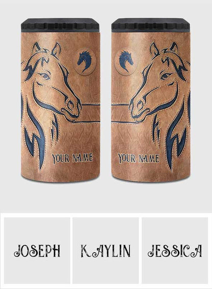 Love Horse - Personalized Horse Can Cooler