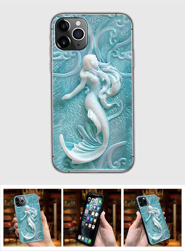 Ocean 3D Pattern Print - Mermaid Phone Case