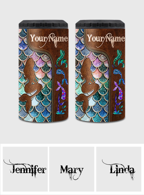 Mermaid - Personalized Mermaid Can Cooler