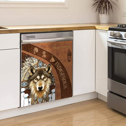 Indigenous - Personalized American Indian Dishwasher Cover