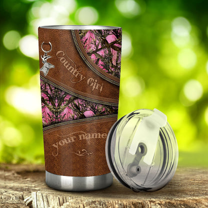 Country Girl - Personalized Hunting Tumbler