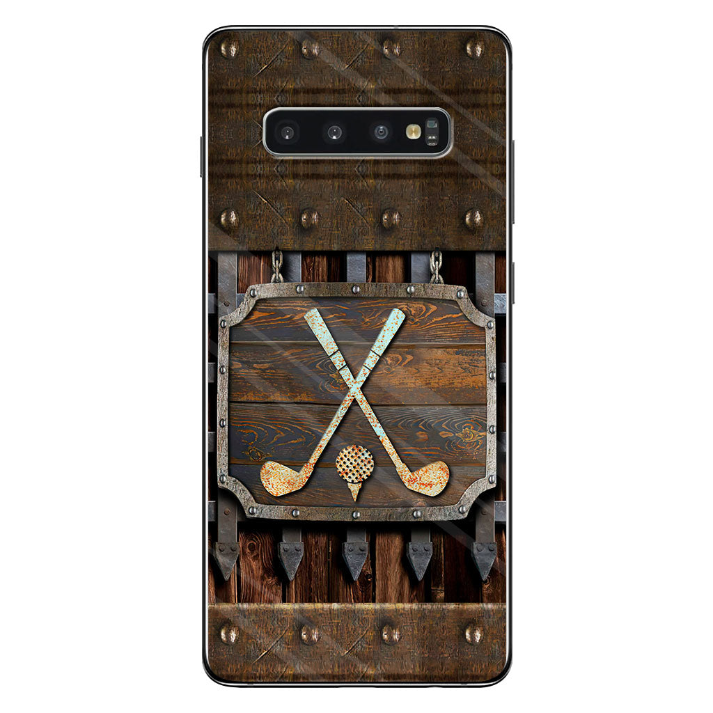 Golf Metal Pattern - Golf Phone Case