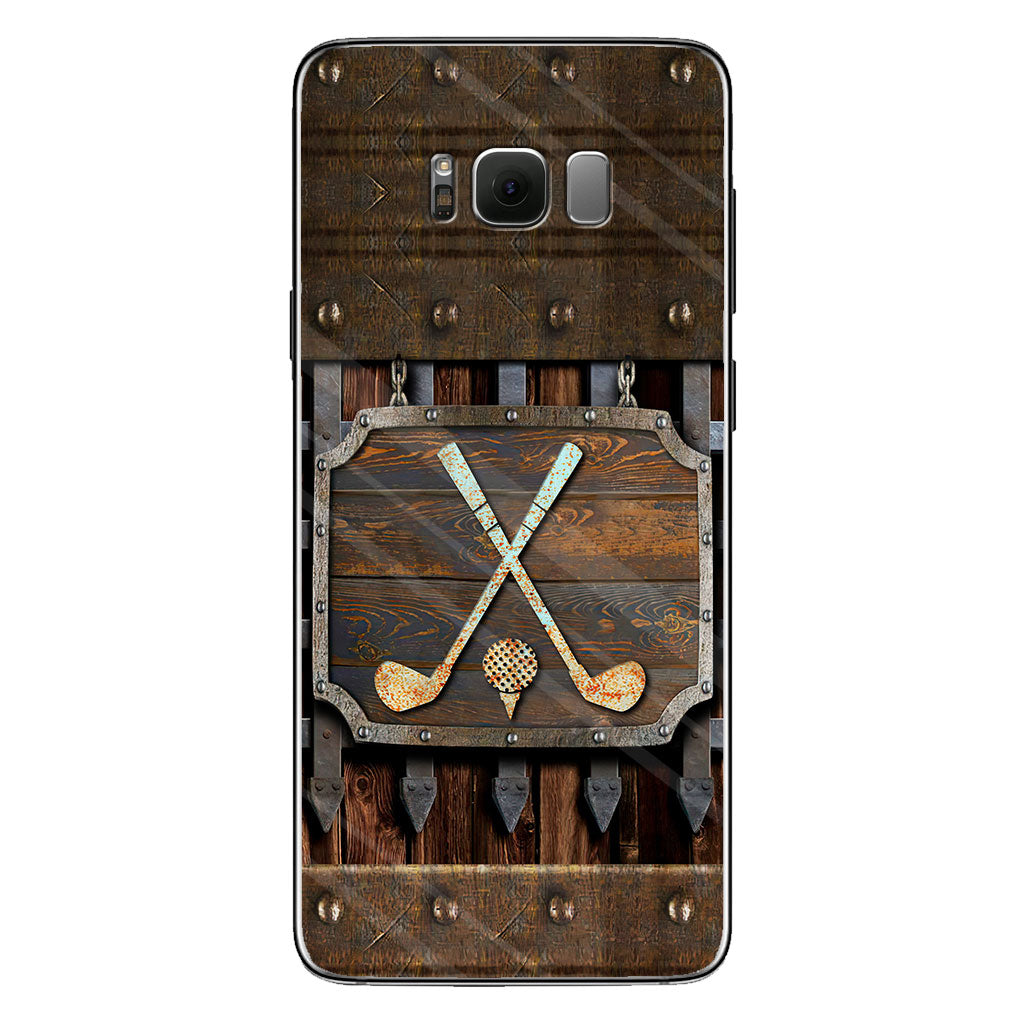 Golf Metal Pattern - Golf Phone Case