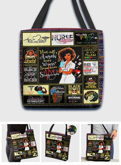 Black Nurse Life - Nurse Tote Bag