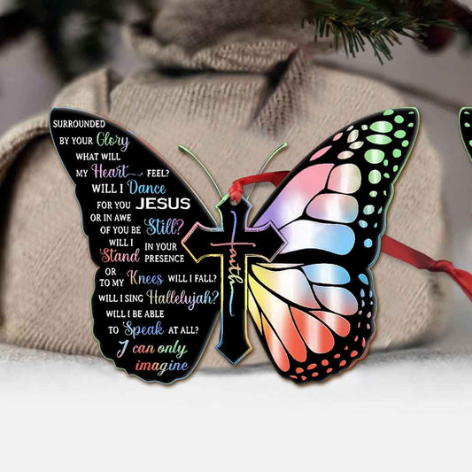 I Can Only Imagine - Christmas Christian Ornament (Printed On Both Sides)