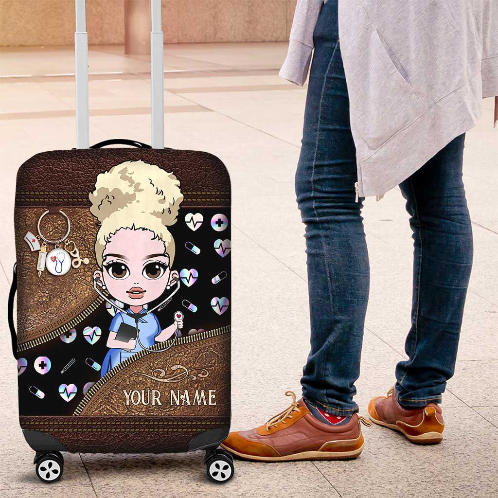 Nurse Life - Personalized Nurse Luggage Cover