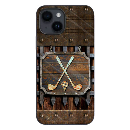 Golf Metal Pattern - Golf Phone Case