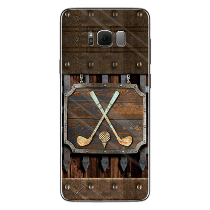 Golf Metal Pattern - Golf Phone Case