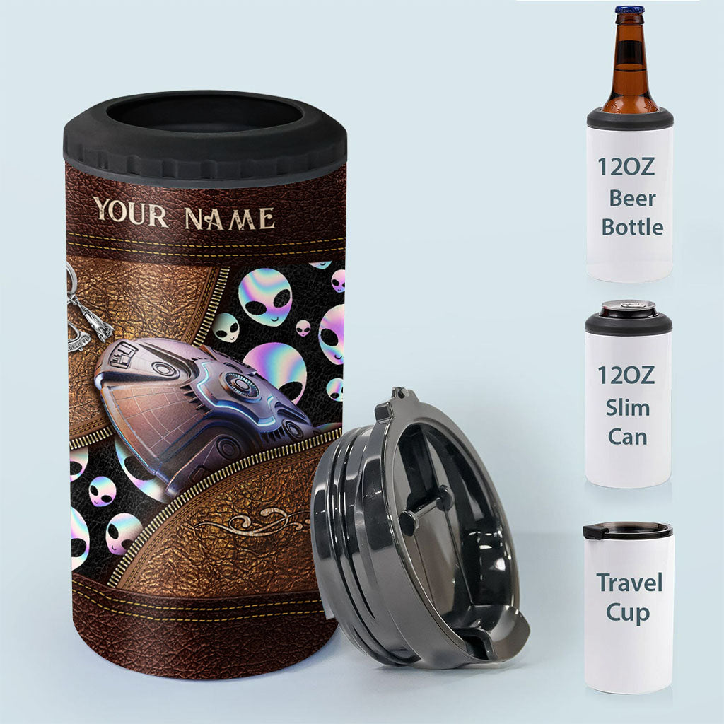 Believer - Personalized Alien Can Cooler