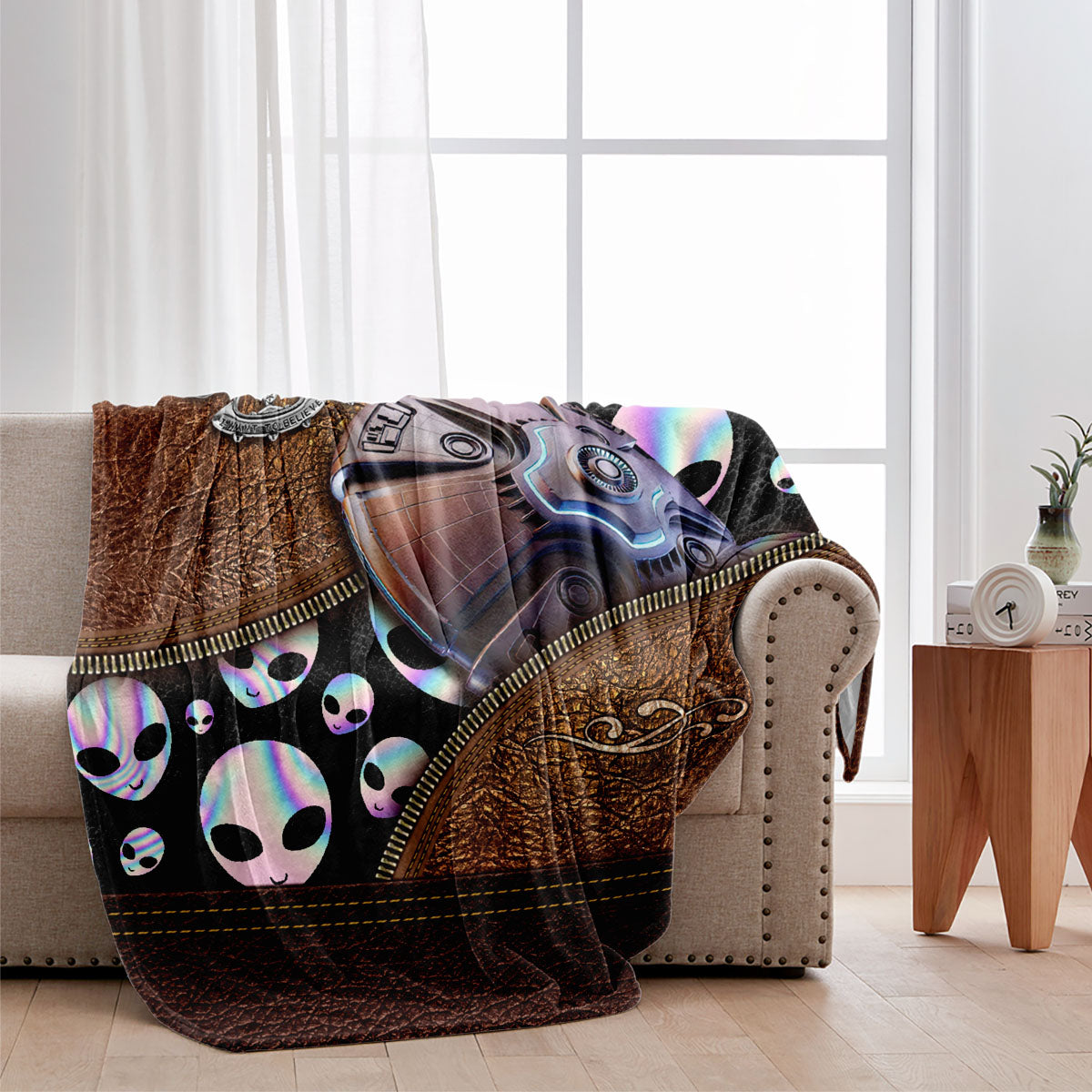 Believer - Personalized Alien Blanket