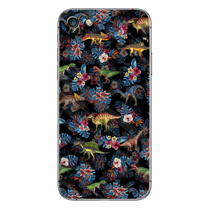 Tropical Dinosaurs Pattern - Dinosaur Phone Case