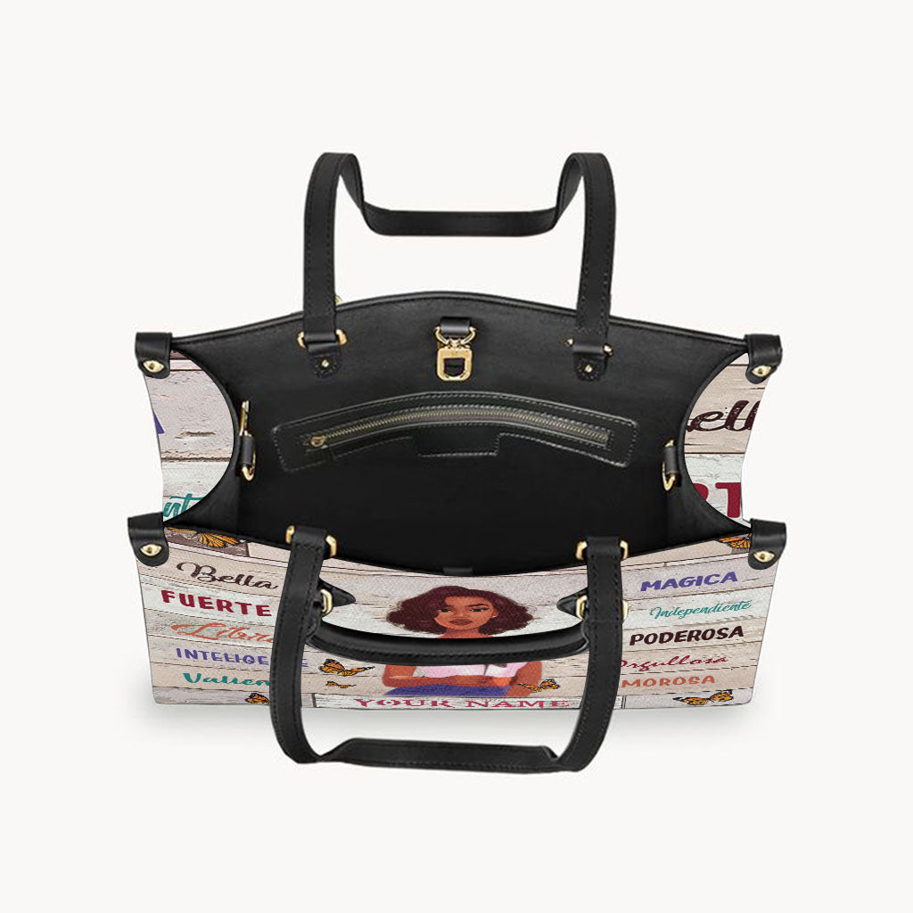 You Are - Personalized Latina Women Leather Handbag