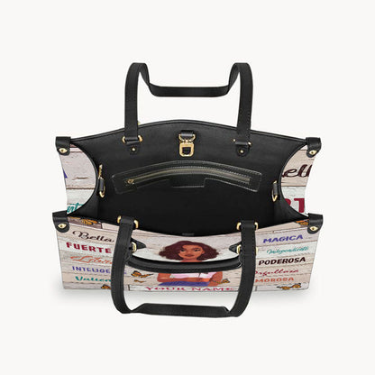 You Are - Personalized Latina Women Leather Handbag