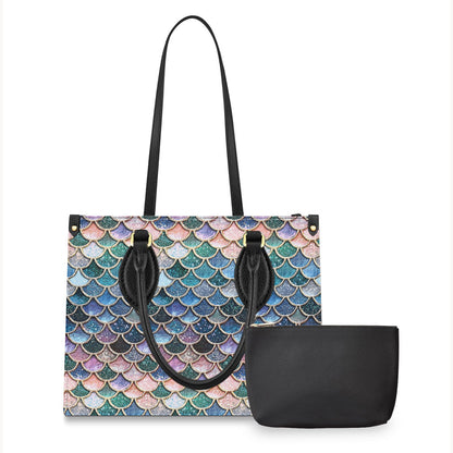 Mermaid Scales - Mermaid Leather Handbag