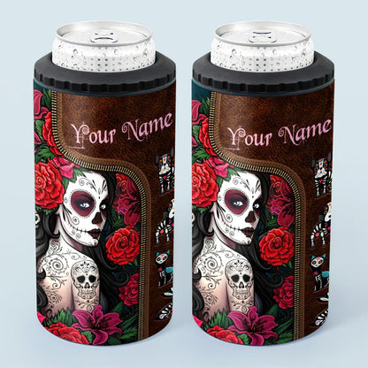 Day Of The Dead - Personalized Latina Women Can Cooler