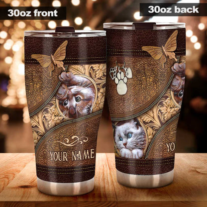 Love Cats - Personalized Cat Tumbler
