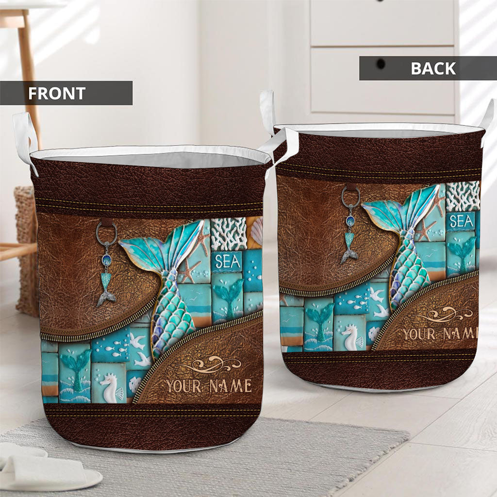 Love Mermaid - Personalized Mermaid Storage Basket