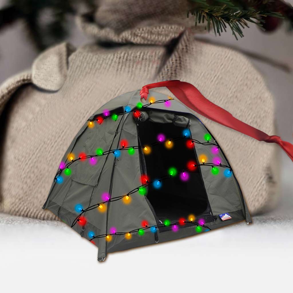 Camping Items Collection - Christmas Camping Ornament (Printed On Both Sides)