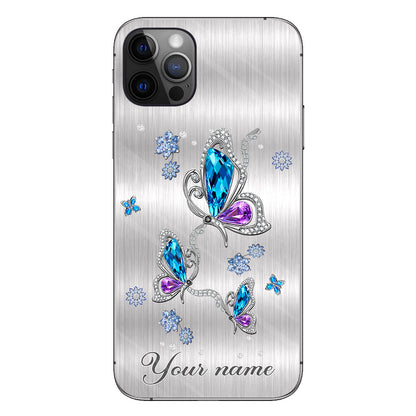 Love Butterflies - Personalized Butterfly Phone Case
