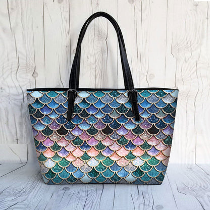 Mermaid Scales - Mermaid Leather Bag