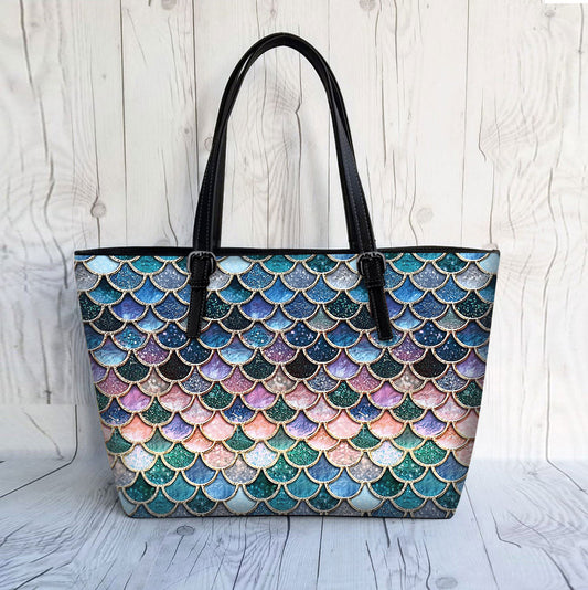 Mermaid Scales - Mermaid Leather Bag