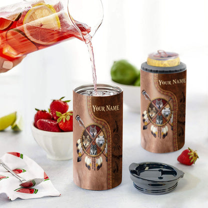 Native Blood - Personalized American Indian Can Cooler