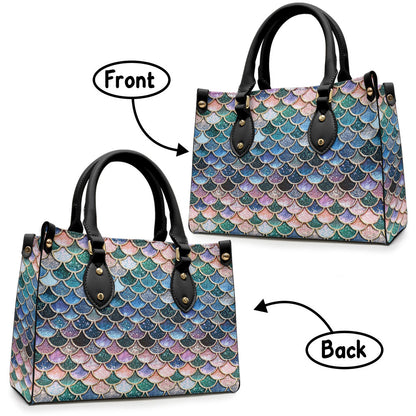 Mermaid Scales - Mermaid Leather Handbag