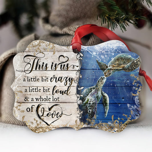 Turtle This Is Us - Turtle Ornament (Printed On Both Sides) 1122