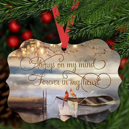 Cardinal Forever In My Heart - Memorial Ornament (Printed On Both Sides) 1022
