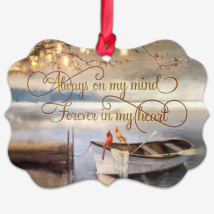 Cardinal Forever In My Heart - Memorial Ornament (Printed On Both Sides) 1022