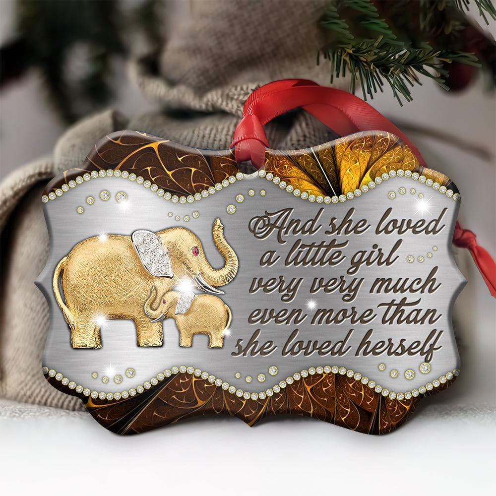 Elephant Motherhood I Love You - Elephant Ornament (Printed On Both Sides) 1122