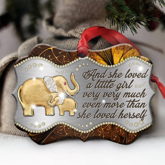 Elephant Motherhood I Love You - Elephant Ornament (Printed On Both Sides) 1122