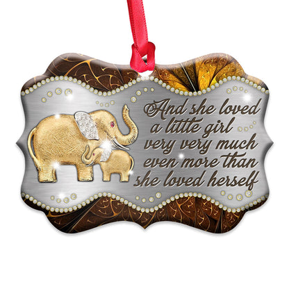 Elephant Motherhood I Love You - Elephant Ornament (Printed On Both Sides) 1122