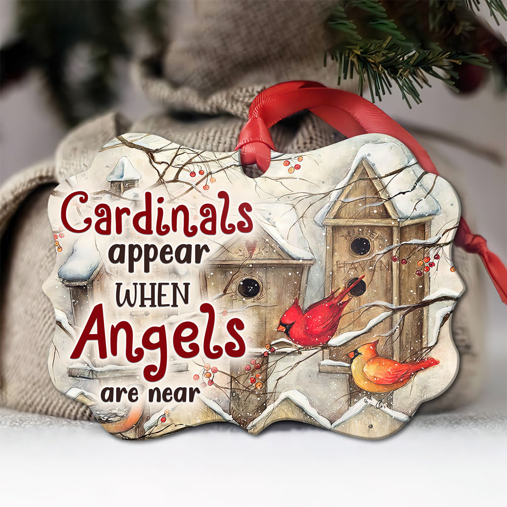 Cardinals In Our Home - Memorial Ornament (Printed On Both Sides) 1022